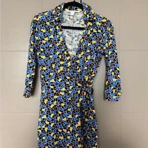 Diane Von Furstenberg Multicolor Patterned Fabric Romper